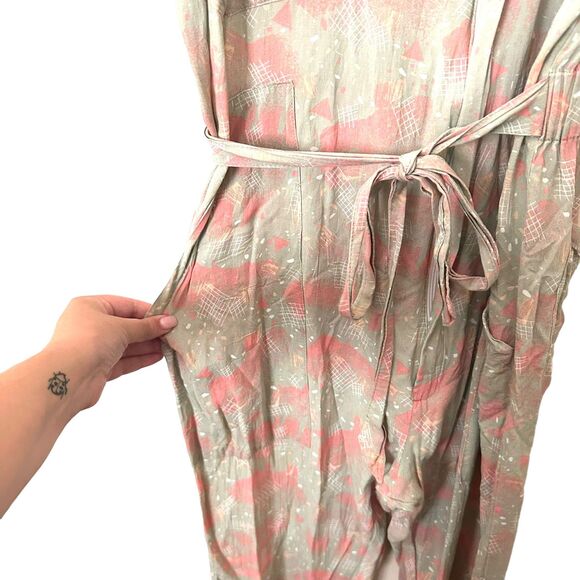 PARADISED + Net Sustain Apres Belted Voile Jumpsuit Sz Small - Picture 5 of 6